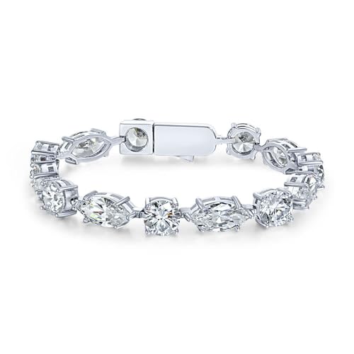 GemKing P0503 1.5ct full diamond 925 silver bracelet women's style hand jewelry von GemKing