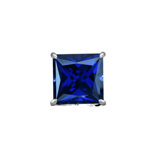 GemKing R0351 925 silver 8 carat princess 12 * 12 high carbon diamond ring for women von GemKing