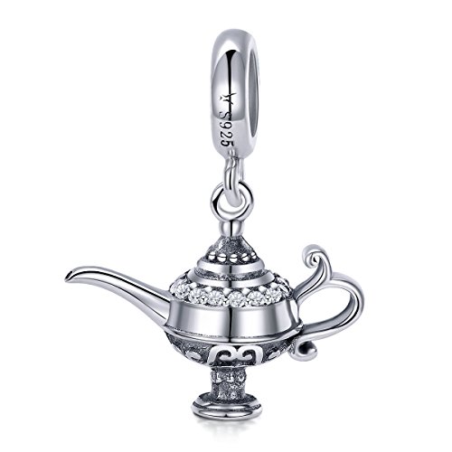 GemKing SCC703 Aladdin's magic lamp S925 Sterling Silver Charm von GemKing