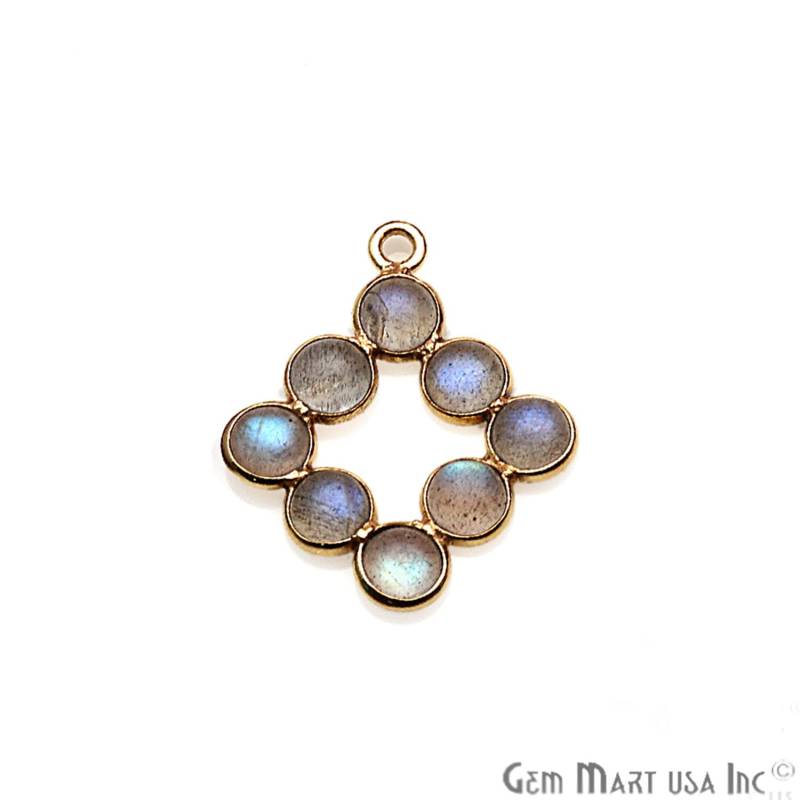 Diy, Labradorit Komponente, Kronleuchter Finden, Auffälliger Ohrringe Machen, Gold Öse, 21 X 15 Mm, Gemmartusa | Gplb-13068 von GemMartUSA