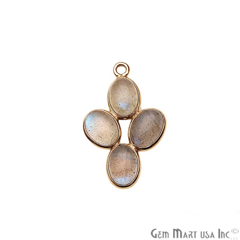 Diy, Labradorit Komponente, Kronleuchter Finden, Auffälliger Ohrringe Machen, Gold Öse, 28 X 18 Mm, Gemmartusa | Gplb-13064 von GemMartUSA