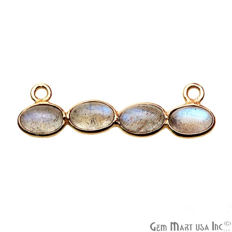 Diy, Labradorit Komponente, Kronleuchter Finden, Auffälliger Ohrringe Machen, Gold Öse, 28 X 8 Mm, Gemmartusa | Gplb-13099 von GemMartUSA