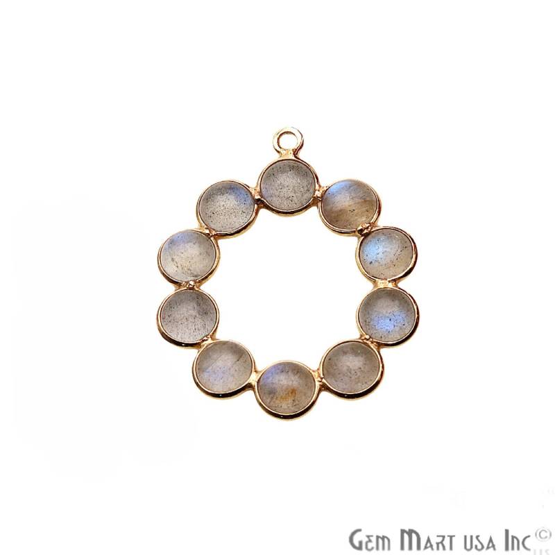 Diy, Labradorit Komponente, Kronleuchter Finden, Auffälliger Ohrringe Machen, Gold Öse, 29 X 24 Mm, Gemmartusa | Gplb-13101 von GemMartUSA