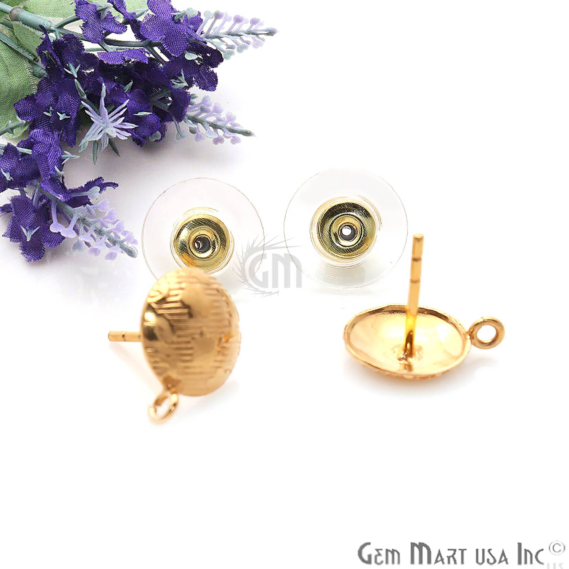 Diy Gold Ohrringe, Ohrstecker, Post Ohr, Ohrring Finden, Zubehör, Herstellung, Loop Gemmartusa | Gp-90028 von GemMartUSA