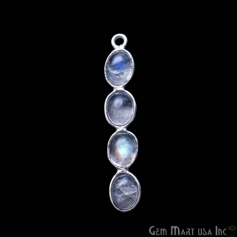 Diy Regenbogen Mondstein Komponente, 35 X 6 Mm Linie Kronleuchter Finden, Filigrane Finden, Schmuckherstellung Lieferung, Gemmartusa | Sprm-13057 von GemMartUSA