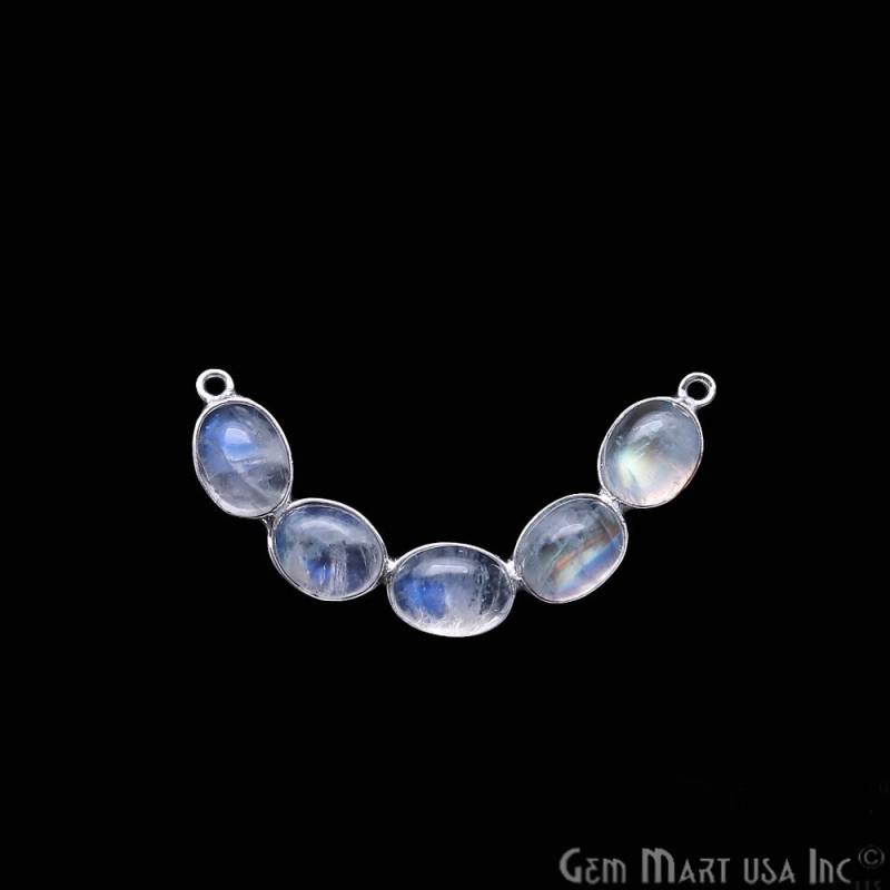 Diy Regenbogen Mondstein Komponente, 39 X 8 Mm Smiley Kronleuchter Finden, Filigrane Oktober Geburtsstein, Gemmartusa | Sprm-13075 von GemMartUSA