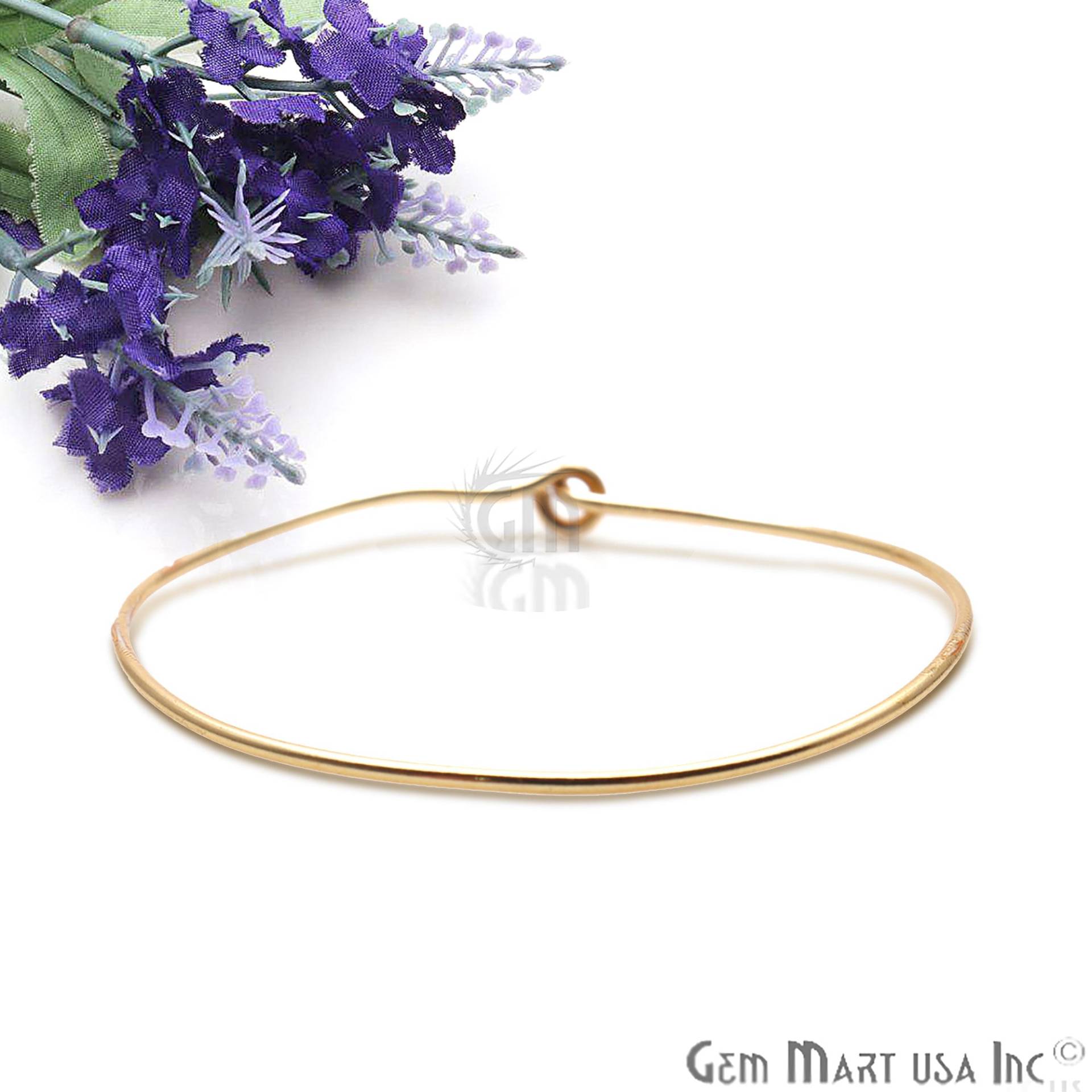 Gold Hoop, Creolen, Diy Ohrringe, Goldzubehör, Ohrring Draht, Drähte, Schmuck Finden Ohrring, Gemmartusa | Gp-90032 von GemMartUSA