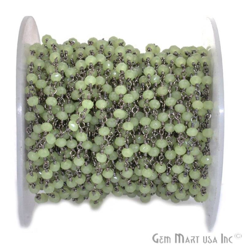 Sea Green, 3-3.5 Mm Oxidierte Drahtgewickelte Rosenkranzkette Zu Fuß Gemmartusa | Bpcg-30002 Sea Green, 3-3.5 Mm Oxidierte Drahtgewickelte Rosenkranzkette Zu Fuß Gemmartusa | Bpcg-30002 von GemMartUSA