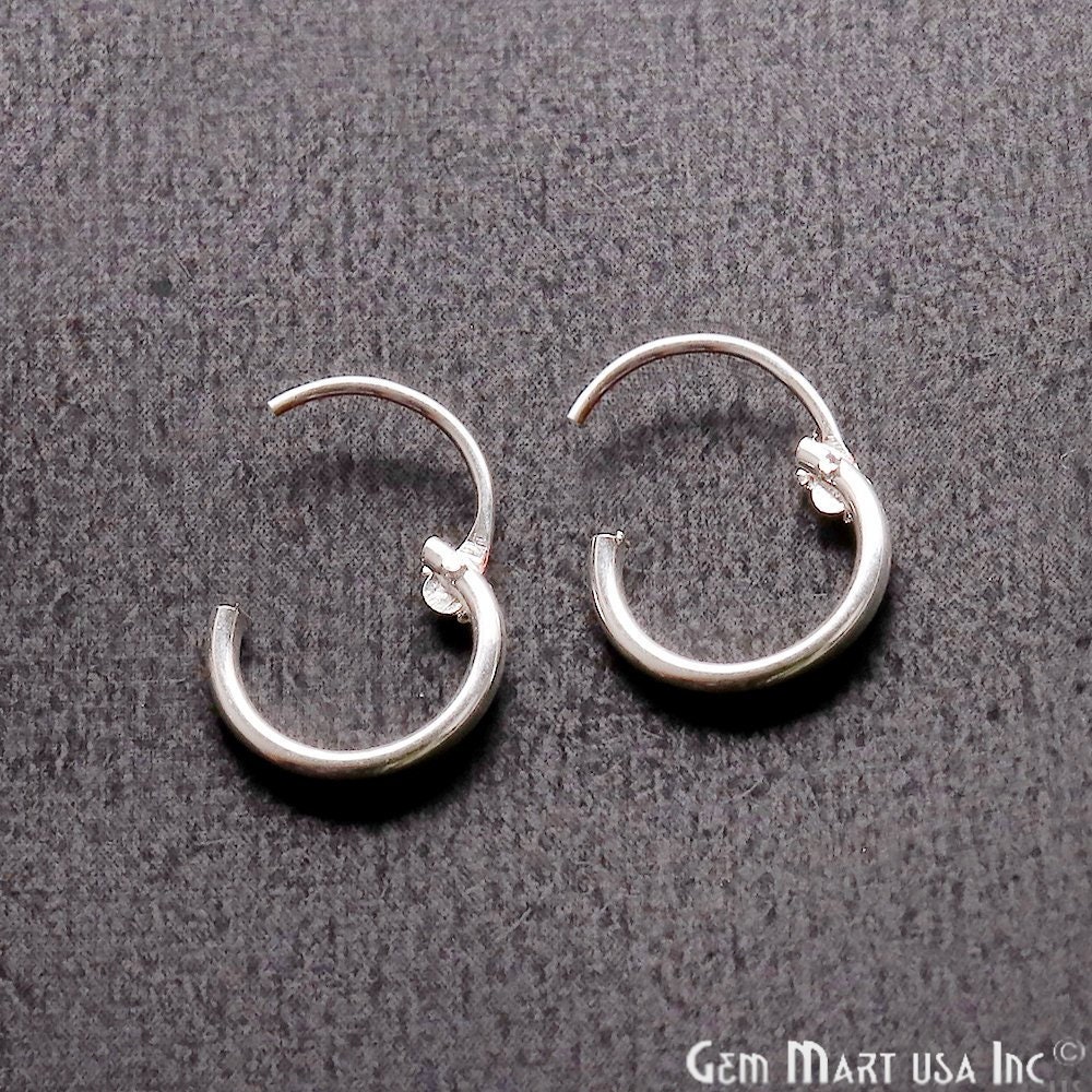 Silber Überzogene Ohrringe, Schleifen Ohrring, Ohrring Finden, Schmuck Finden Machen Lieferungen, Gemmartusa | Sp-90018 von GemMartUSA