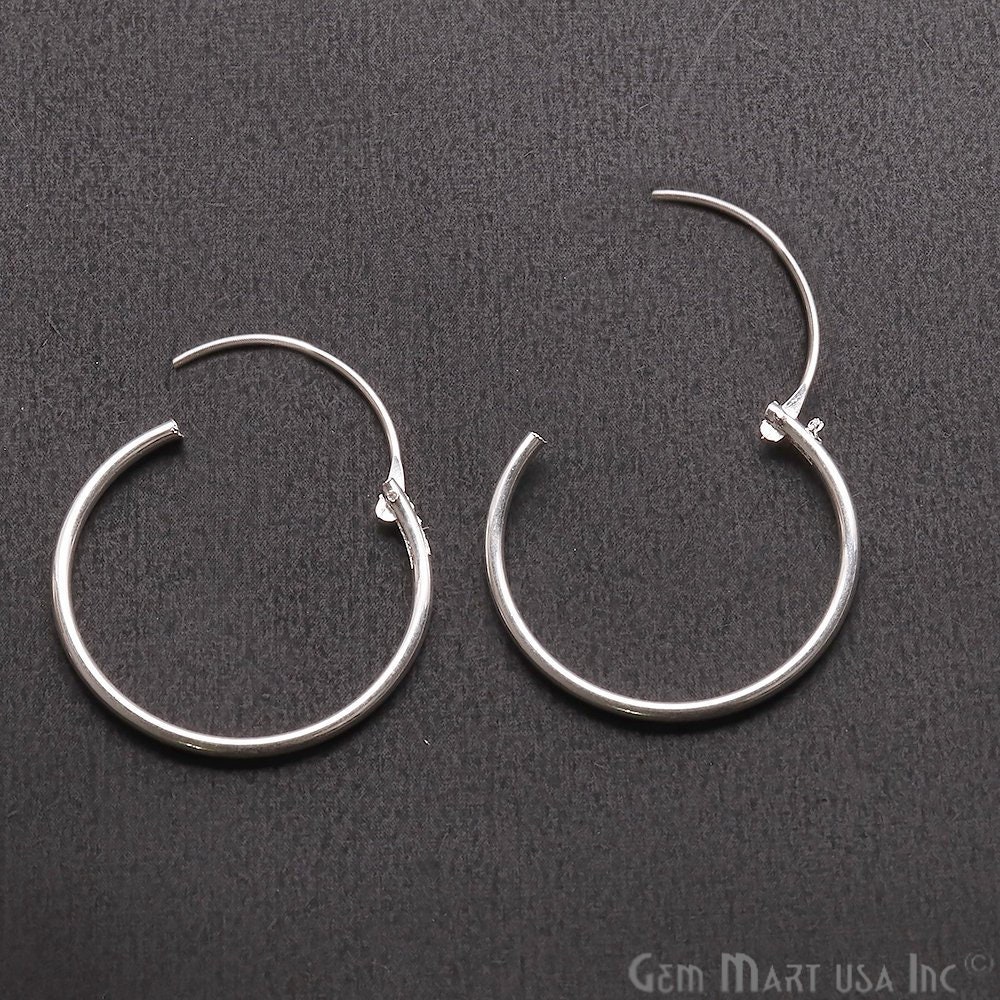 Silber Überzogene Ohrringe, Schleifen Ohrring, Ohrring Finden, Schmuck Finden Machen Lieferungen, Gemmartusa | Sp-90020 von GemMartUSA