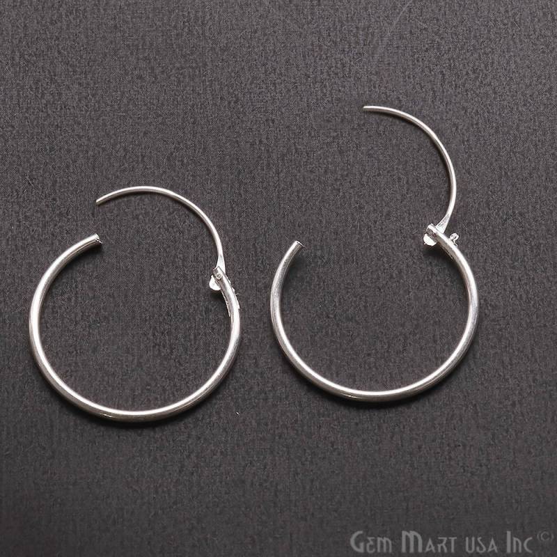 Silber Überzogene Ohrringe, Schleifen Ohrring, Ohrring Finden, Schmuck Finden Machen Lieferungen, Gemmartusa | Sp-90020 von GemMartUSA