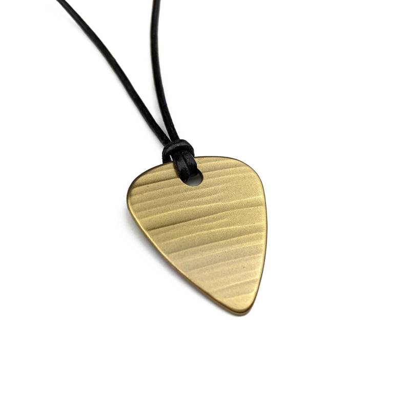 Halskette Mit Schmuckanhänger Aus Schlagzeugbecken | "Plek" Halskette Mit Schmuckanhänger Aus Schlagzeugbecken | "Plek" von GemSessionsJewelry