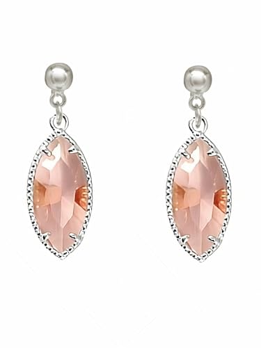Gemshine - Damen - Ohrhänger - ROSE DROPS - Europäischer Schmuck: Qualität liebevoll hergestellt von GemShine