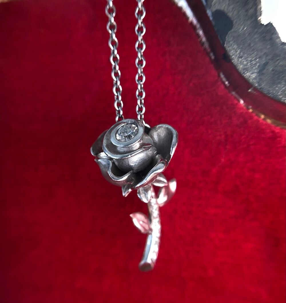 sterling Rose Halskette sterling Rose Halskette von GemSteady