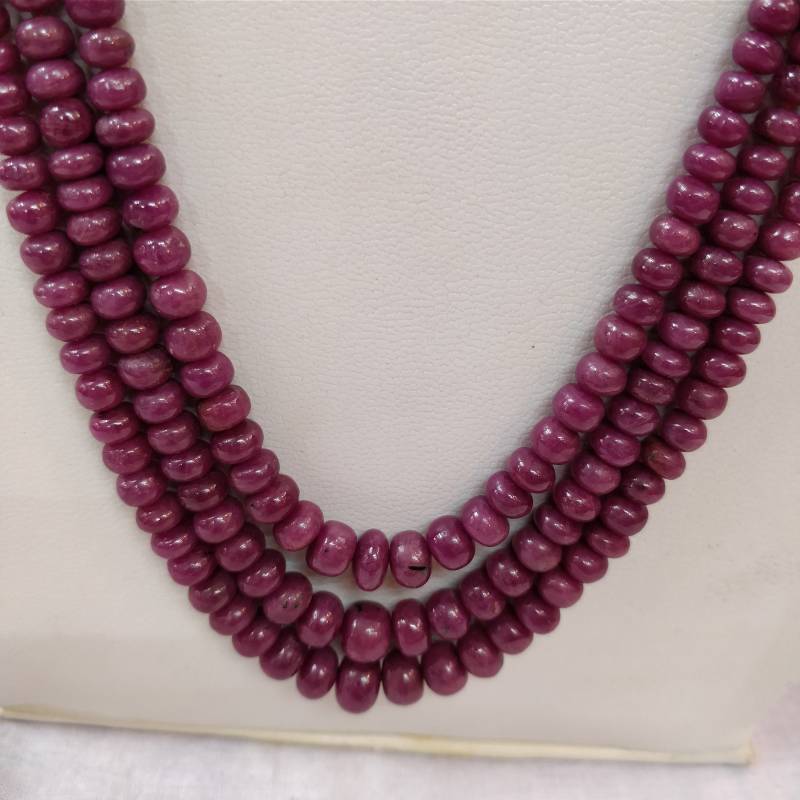 Rubin Halskette, Schmuck, Perle Edelstein Echter Rubin, Geburtsstein Geschenk Für Frauen, Handgemachter Schmuck von GemStonesArts