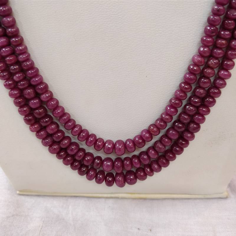 Rubin Halskette, Schmuck, Perle Edelstein Echter Rubin, Geburtsstein Geschenk Für Frauen, Handgemachter Schmuck von GemStonesArts