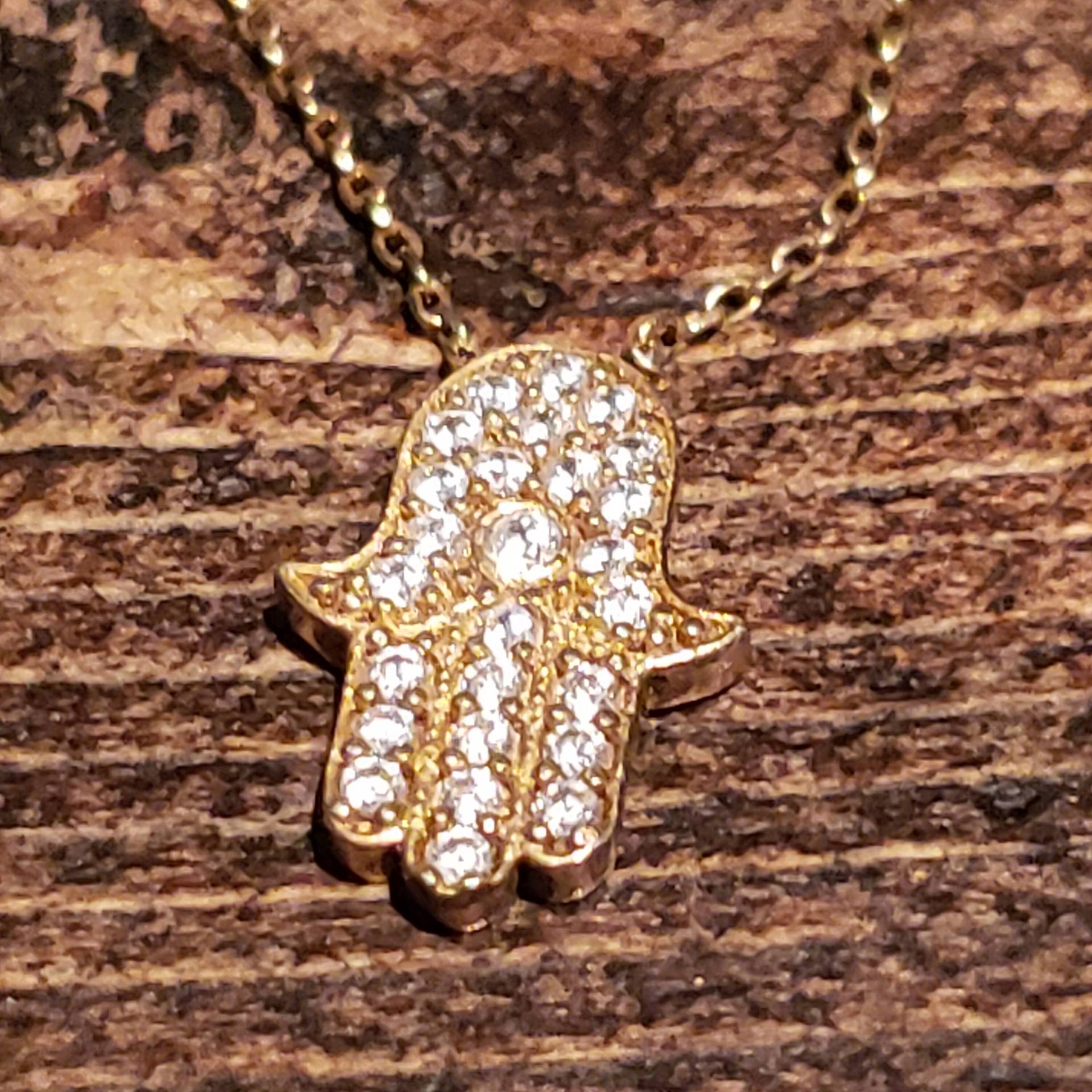 Hamsa Halskette/Hand Of Fatima Miriam Ward Evil Eye Hamsa Halskette/Hand Of Fatima Miriam Ward Evil Eye von GemTreasureHunter