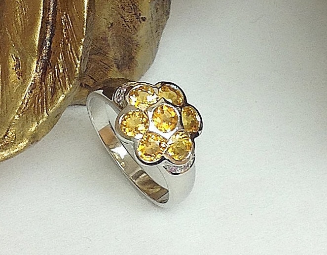 Echter Gelber Saphir Ring von GemVorawanByAlexis