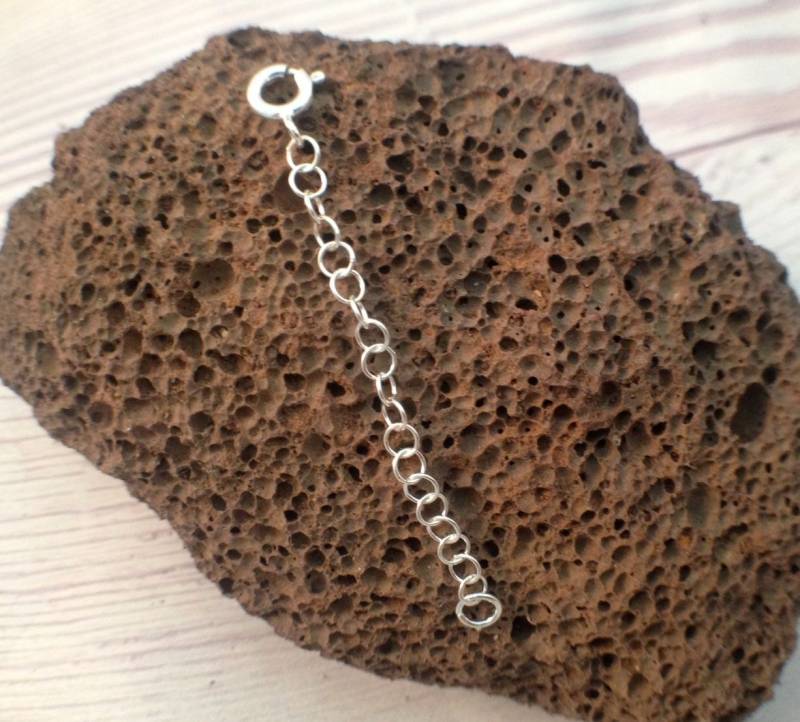 Schmuck Verlängerung/Add On Sterling Silber Kettenverlängerung Halskette Armband Fußkettchen 2 Zoll Lang Verlängerungskettchen von GemazoneJewelry