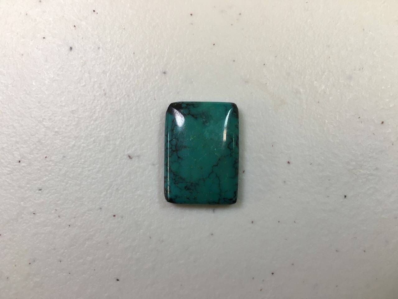 18x25mm Rechteck. Türkis Cabochon. Natürlicher Von Hubei, China/T140-1 18x25mm Rechteck. Türkis Cabochon. Natürlicher Von Hubei, China/T140-1 von Gembeadstore