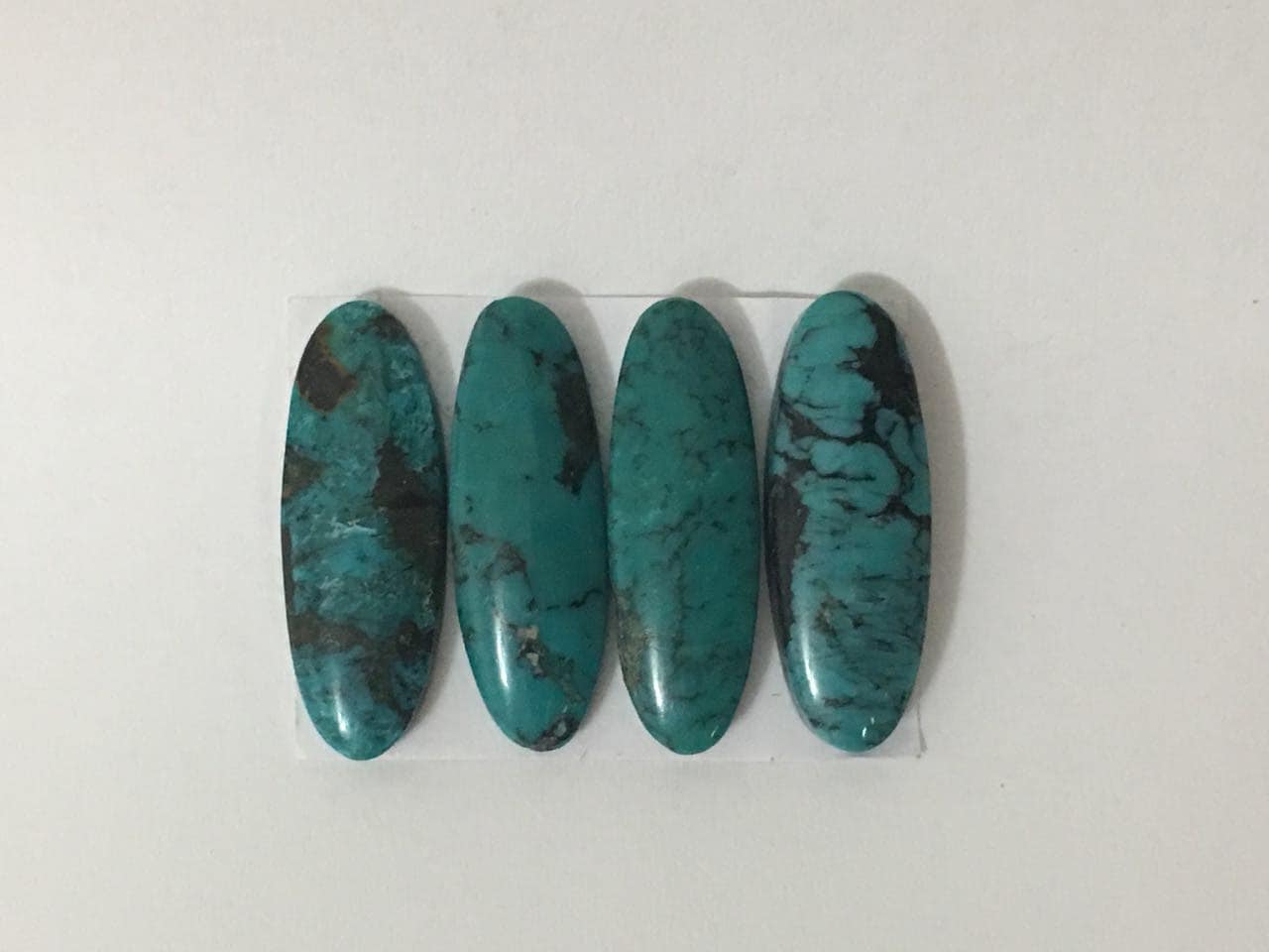 7x20mm Lang Oval Natur Türkis Preis Pro 4 Stück 7x20mm Lang Oval Natur Türkis Preis Pro 4 Stück von Gembeadstore
