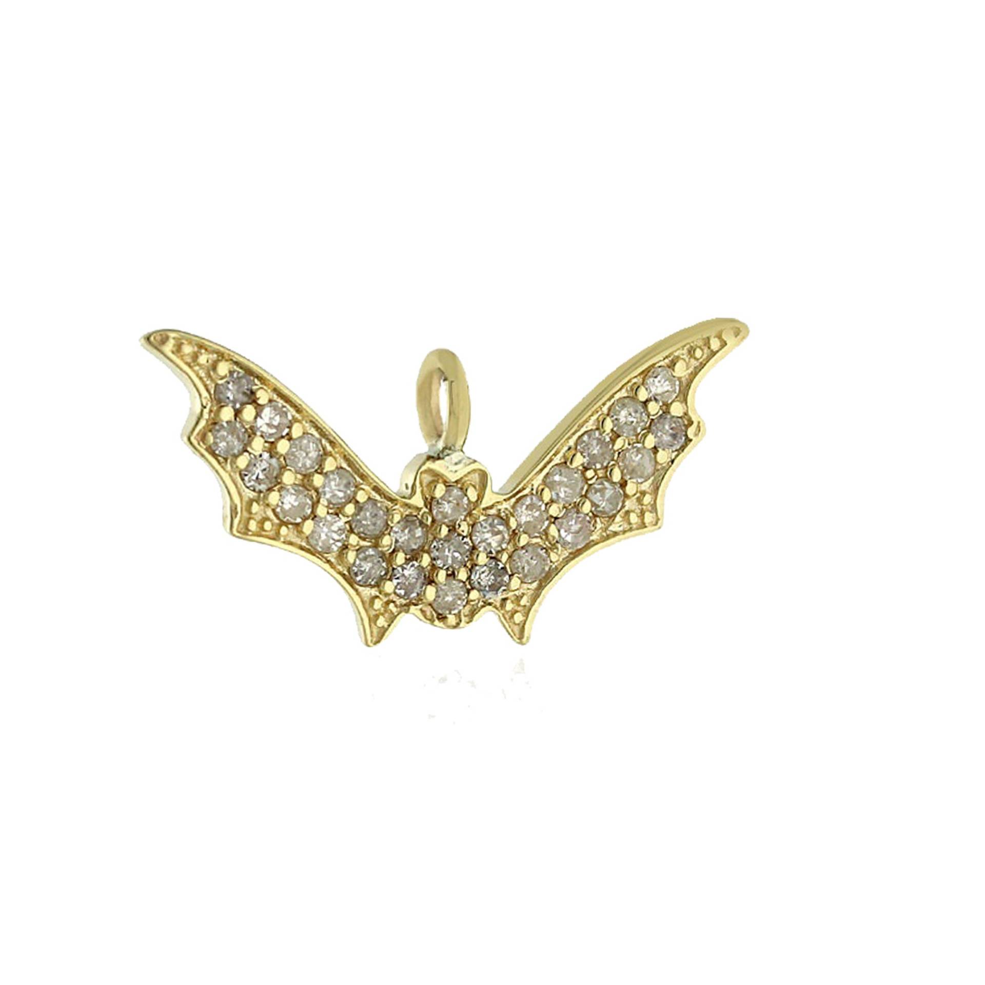 Naturdiamant Fledermaus Anhänger, Pave Diamant Charme, 925 Sterling Silber Insekt Anhänger Geschenk Frauen, Pn-5071 Naturdiamant Fledermaus Anhänger, Pave Diamant Charme, 925 Sterling Silber Insekt Anhänger Geschenk Frauen, Pn-5071 von Gemdiamondjewels
