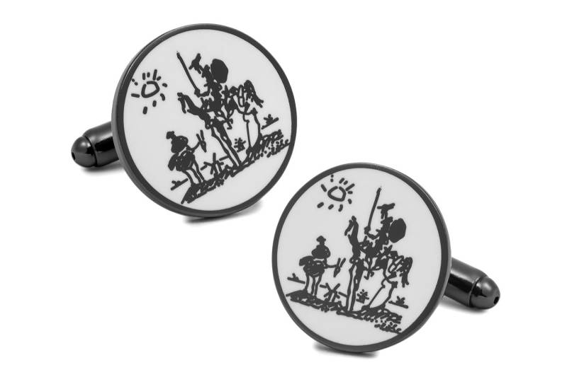 Manschettenknöpfe, Anstecknadel Und Patch Don Quijote von Gemelolandia