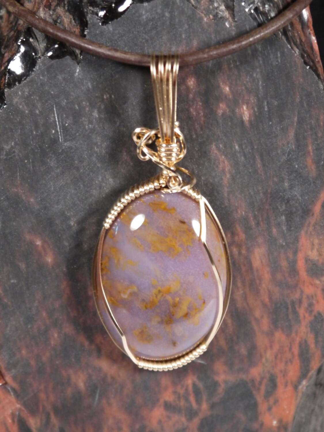 Lavendelmoos von Gemforgejewelry