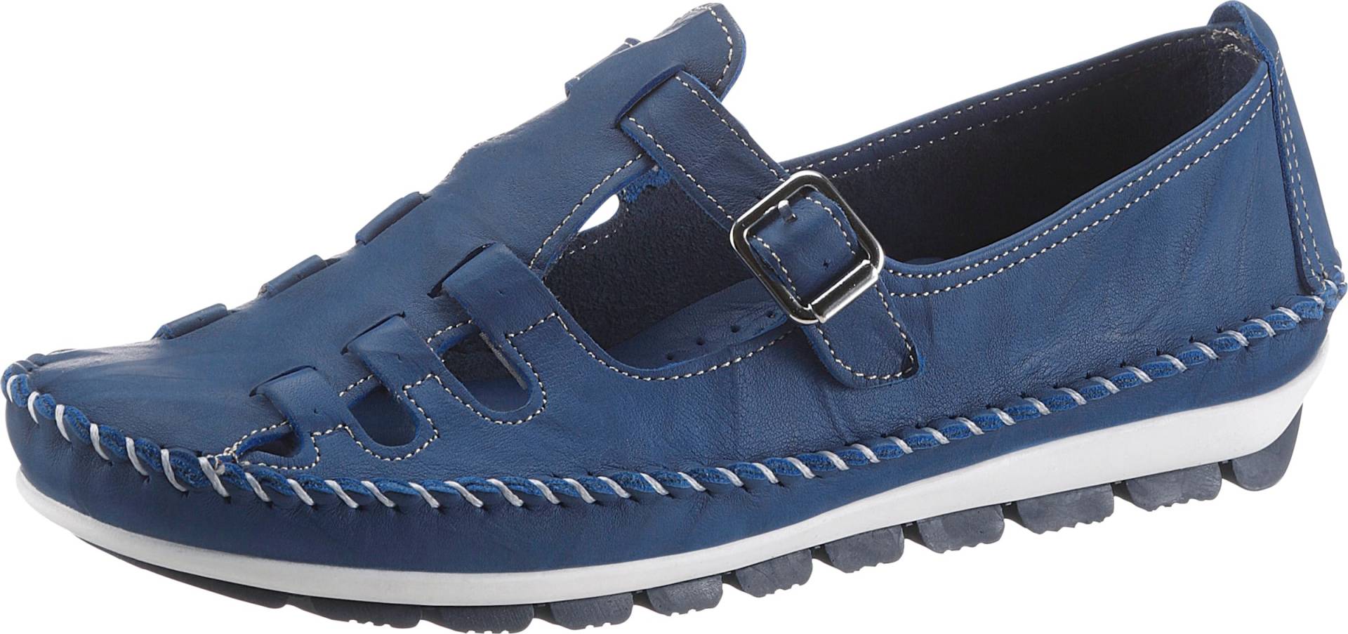 Sieh an! Damen Slipper royalblau von Gemini