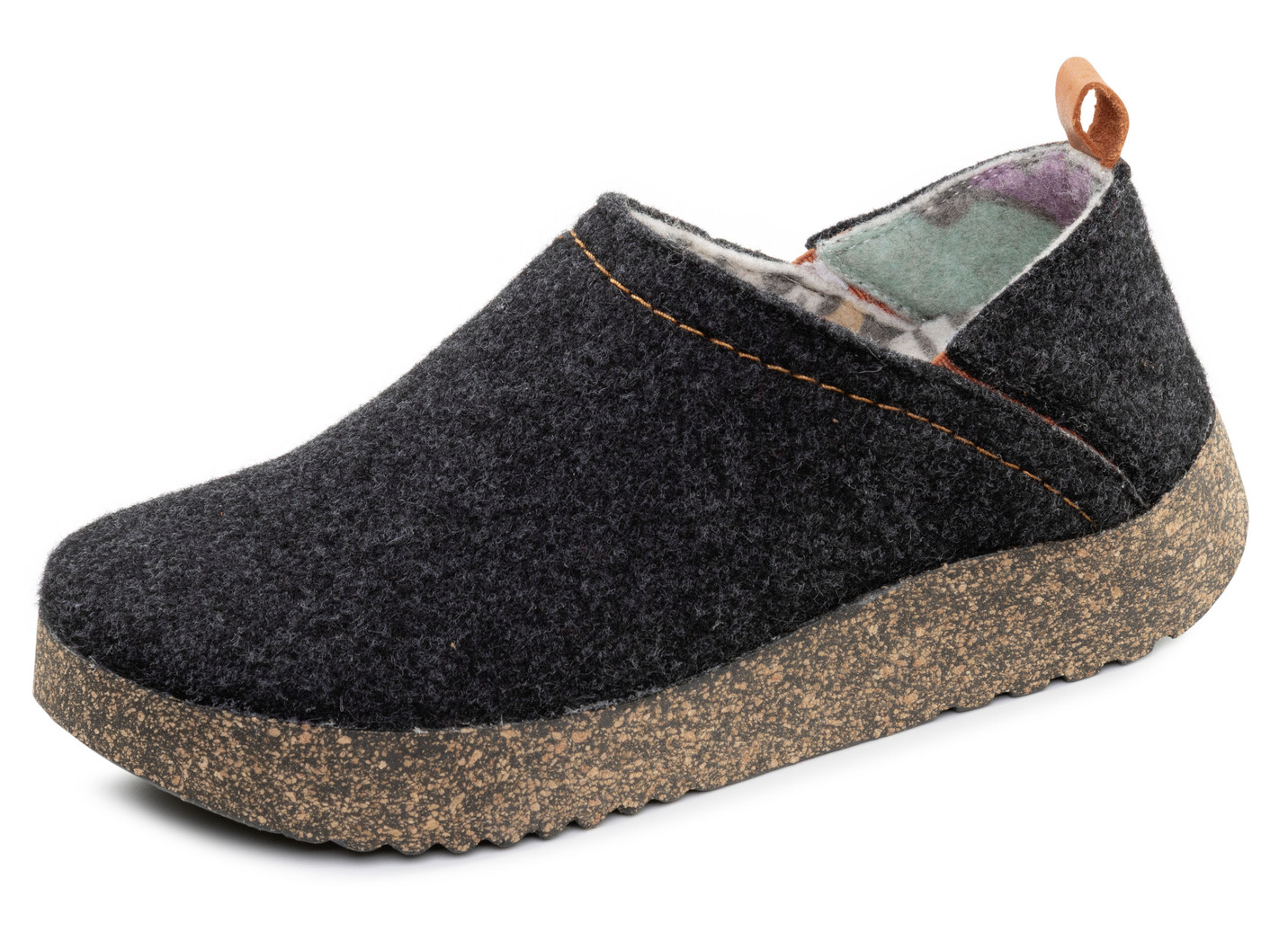 Gemini, komfortable Damen-Hausschuhe, Weite G, mit herausnehmbarem Fußbett, Schwarz, Größe 41 von Gemini