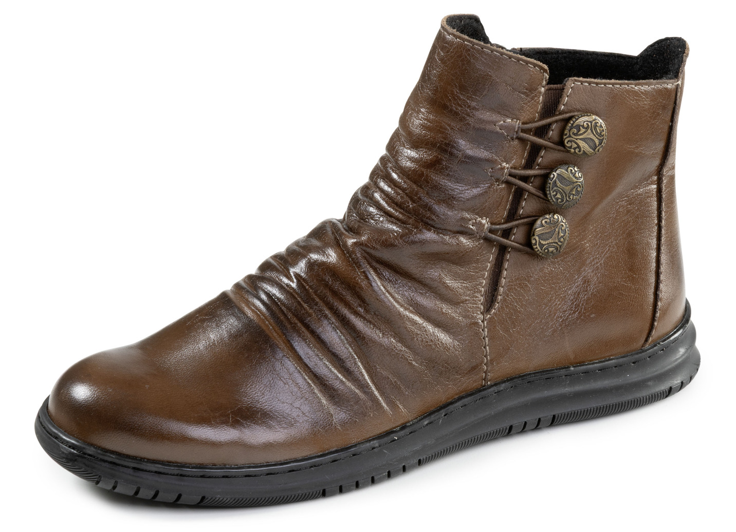 Gemini, modische Damen-Boots, Winterschuhe, Weite G, mite herausnehmbarem Fußbett, Mokka, Größe 37 von Gemini