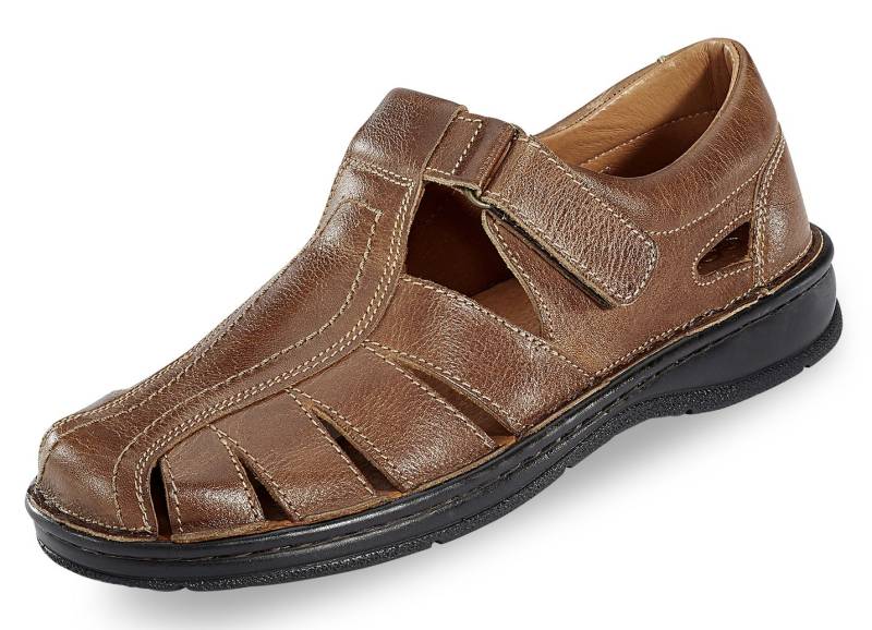 Gemini, sommerliche Herren-Slipper, aus Leder, Marone, Größe 45 Gemini, sommerliche Herren-Slipper, aus Leder, Marone, Größe 45 von Gemini