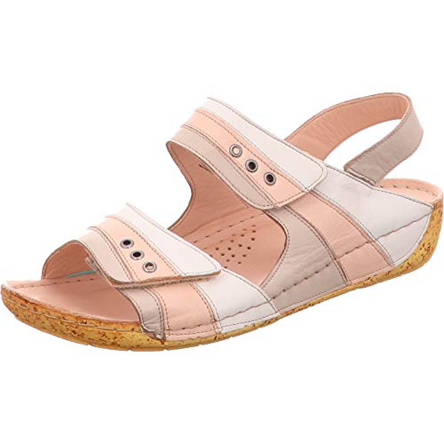 Gemini 032003-02 Damen Sandalen Sandaletten Slingback, Größe:40 EU, Farbe:Grau von Gemini