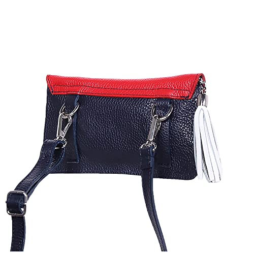 Gemini Damen Handtasche multi rot blau weiß von Gemini