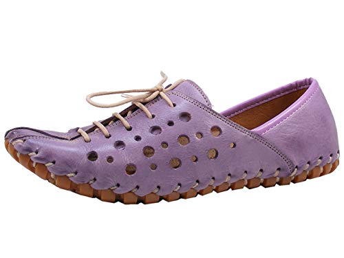 Gemini Damen Schnürschuh Slipper 031210-02, Größe:38 EU, Farbe:Violett von Gemini