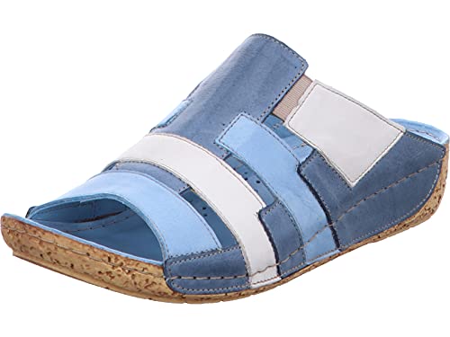Gemini Damen Schuhe Clogs Pantoletten 032156-02, Größe:40 EU, Farbe:Blau von Gemini