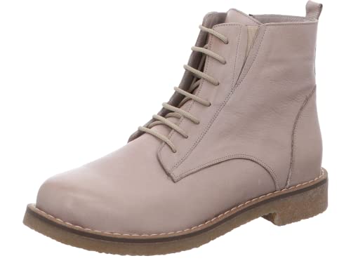 Gemini Damen Stiefelette Leder Boot Reißverschluss Gummisohle 341505-02, Größe:39 EU, Farbe:Beige von Gemini