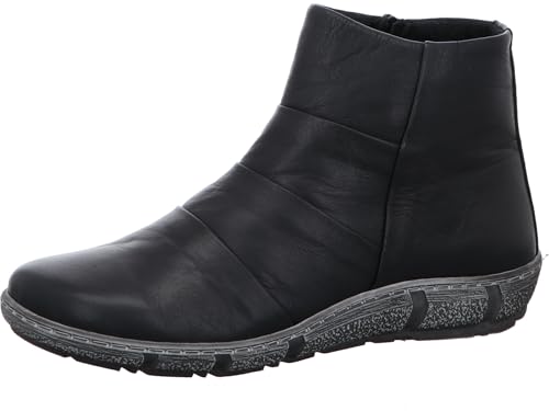 Gemini Damen Stiefelette aus weichem Leder mit sportlicher Laufsohle 035795-02, Größe:40 EU, Farbe:Schwarz von Gemini