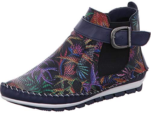 Gemini Chelsea Boot mit besonderst Flexibler Laufsohle Marineblau, Größe:37 EU, Farbe:Blau von Gemini