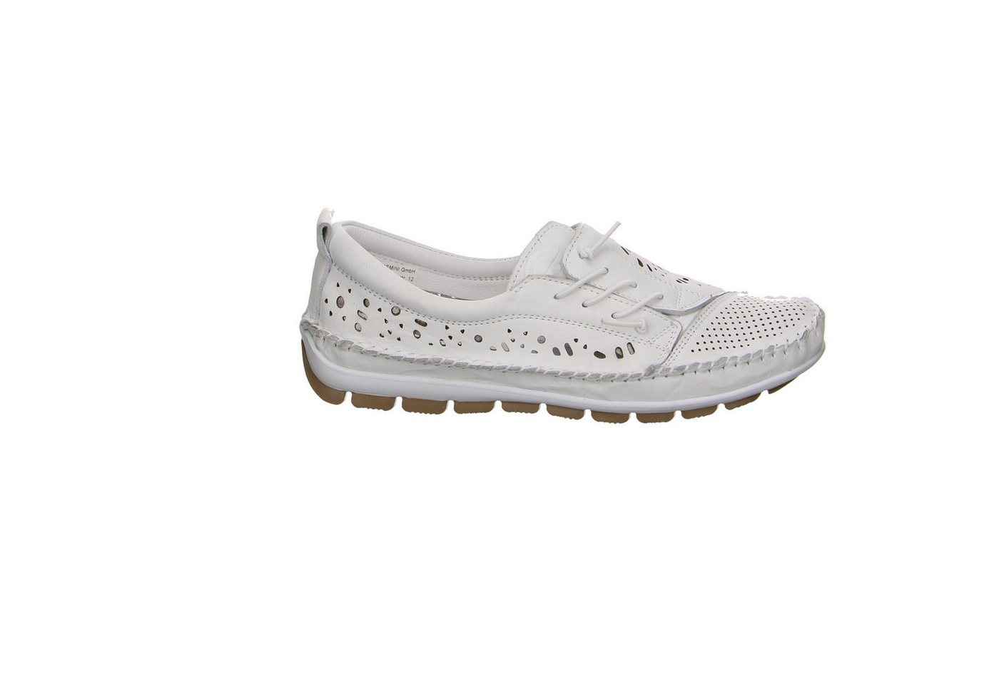 Gemini Gemini 343861 01 001 Leder Slipper weiss Slipper von Gemini