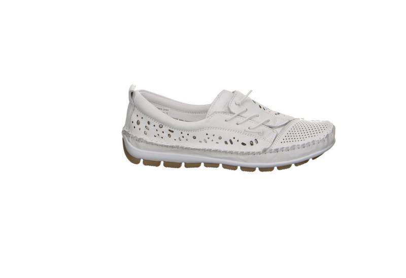 Gemini Gemini 343861 01 001 Leder Slipper weiss Slipper von Gemini