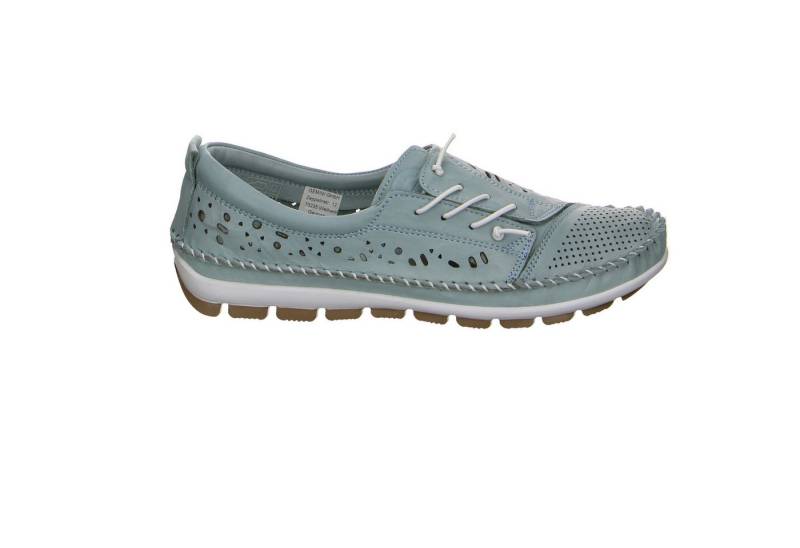 Gemini Gemini 343861 01 800 Leder Slipper blau Slipper von Gemini