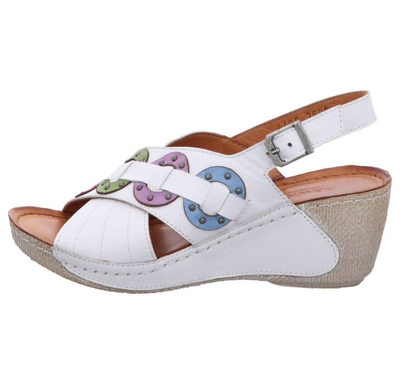 Gemini Gemini - Anilina Sandale - Weiß Sandalette von Gemini