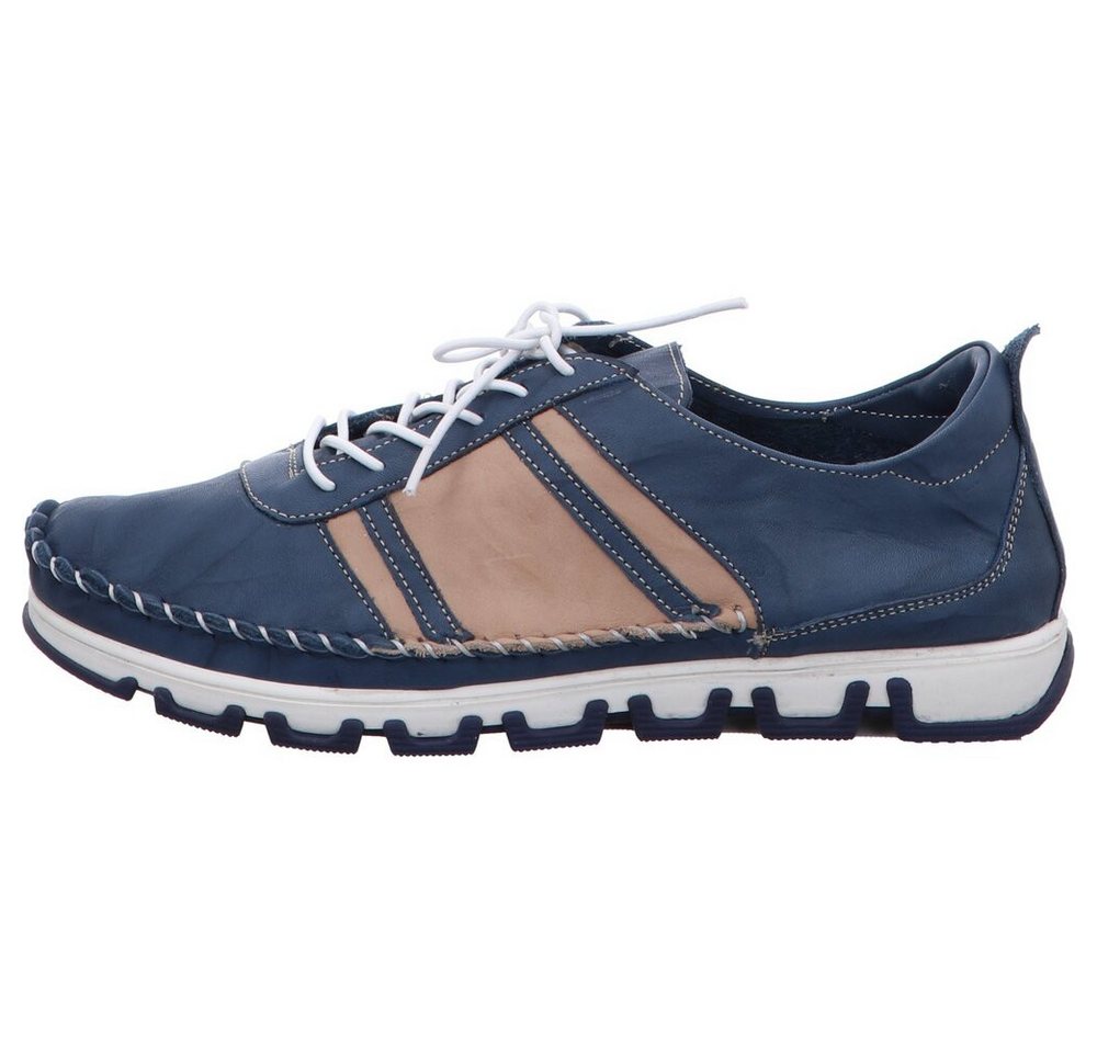 Gemini Gemini - Nappa Schnürschuh - Blau Schnürschuh von Gemini