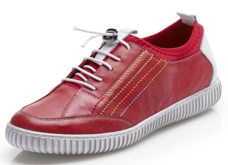 Gemini Sneaker mit elastischem Textilmaterial, Rot, Größe 36 von Gemini