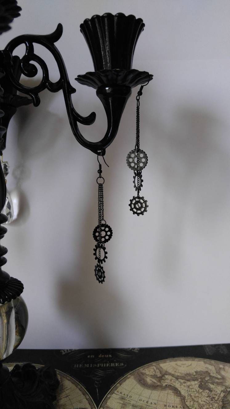 Gemini Gems - Zahnrad Ohrringe Gemini Gems - Zahnrad Ohrringe von GeminiGypsyStore