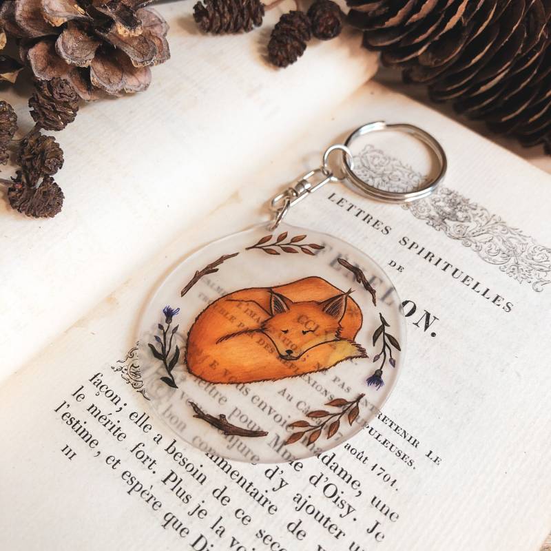 Herbst-Schlüsseltür Fuchs - Autumn Keychain Fox Herbst-Schlüsseltür Fuchs - Autumn Keychain Fox von GeminiMindShop