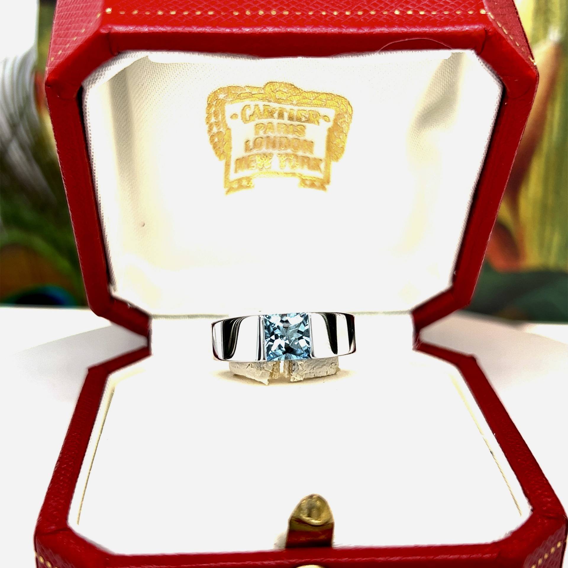 Vintage Cartier Aquamarine Ring Vintage Cartier Aquamarine Ring von GemmaAmans