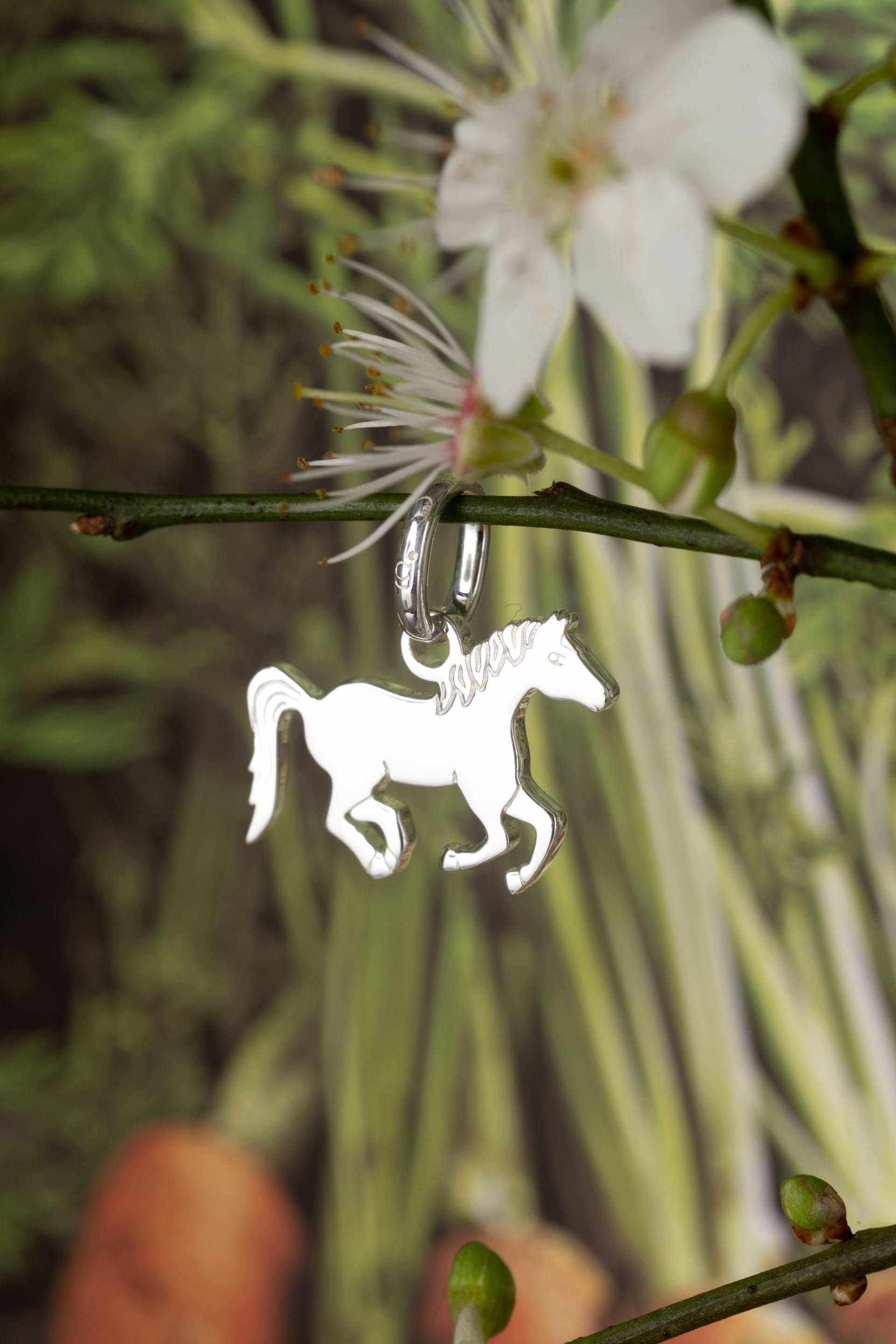 sterling Silber Laufender Pony Anhänger Pferdeliebhaber Schmuck von GemmaJJewellery