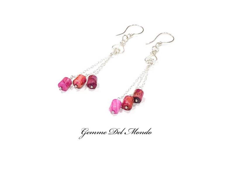 Rubin Crazy Lace Achat Ohrringe Und Sterling Silber von GemmeDelMondo